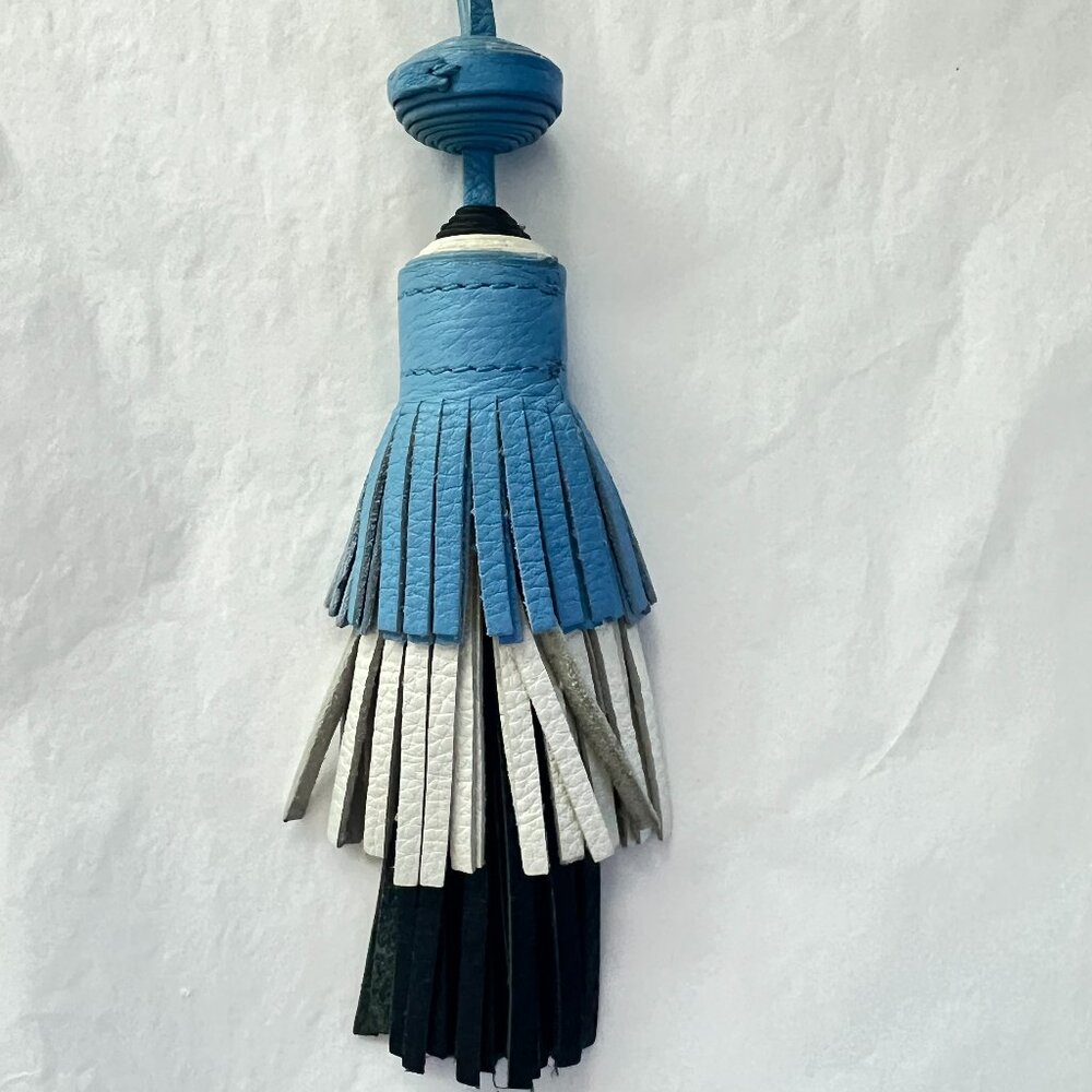 Vince Camuto Tiered Leather Tassel Bag Charm